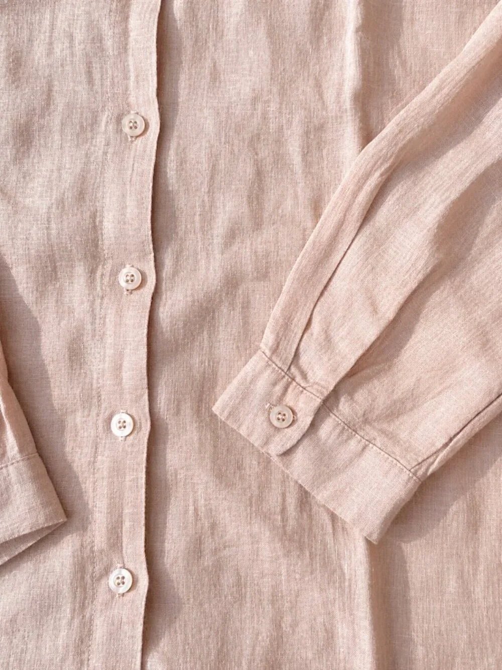 100% Hemp Blush Pink Shirt - Brand New with Tags - Picture 5 of 7